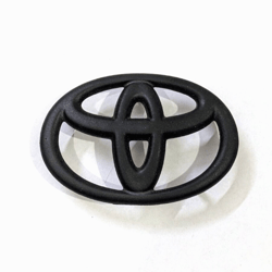 Matte Black Toyota Steering Wheel Emblem Badge
