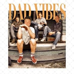 retro sitcom dad vibes thug life png, sitcom 9s dads png, funny dad png, happy father day png, father day gift, digital