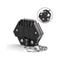 Multifunctional Hexagonal EDC Keychain black