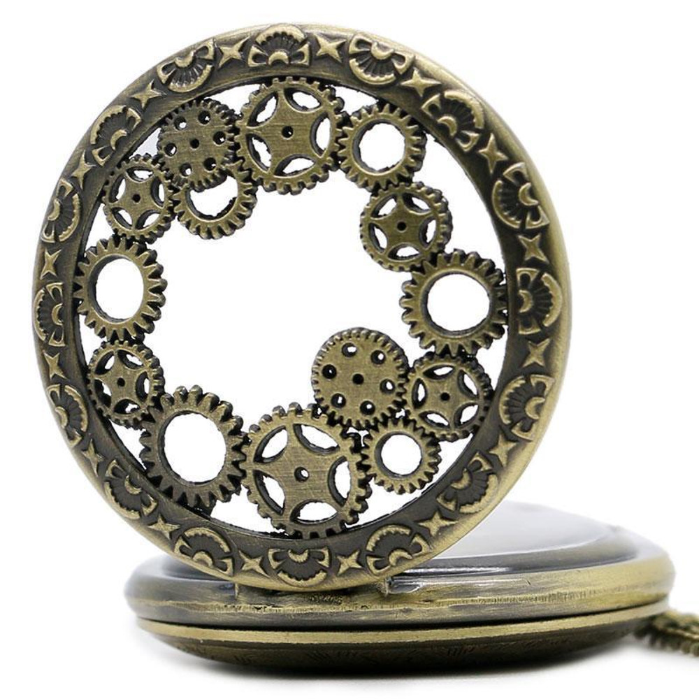 Elegant Time Travelers Pocket Watch in Classic Design