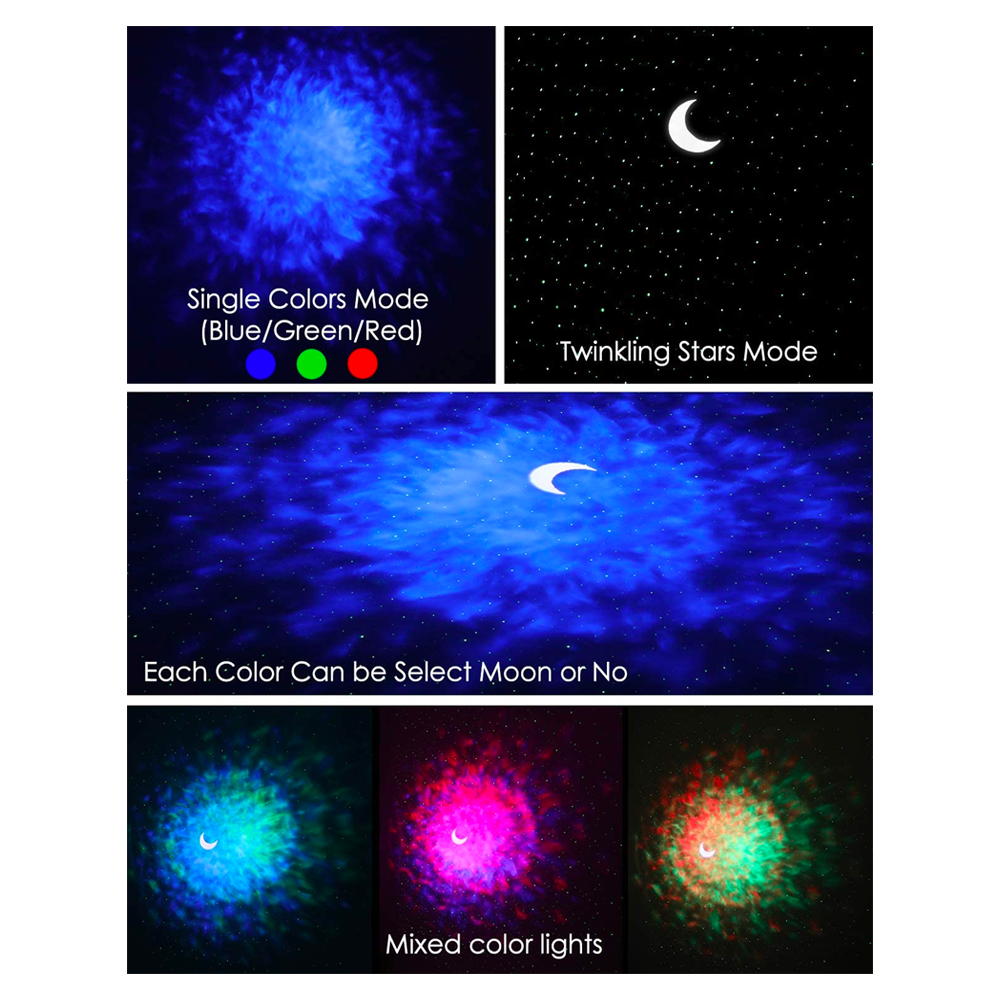 6 Colors Ocean Water Waving Lights 3