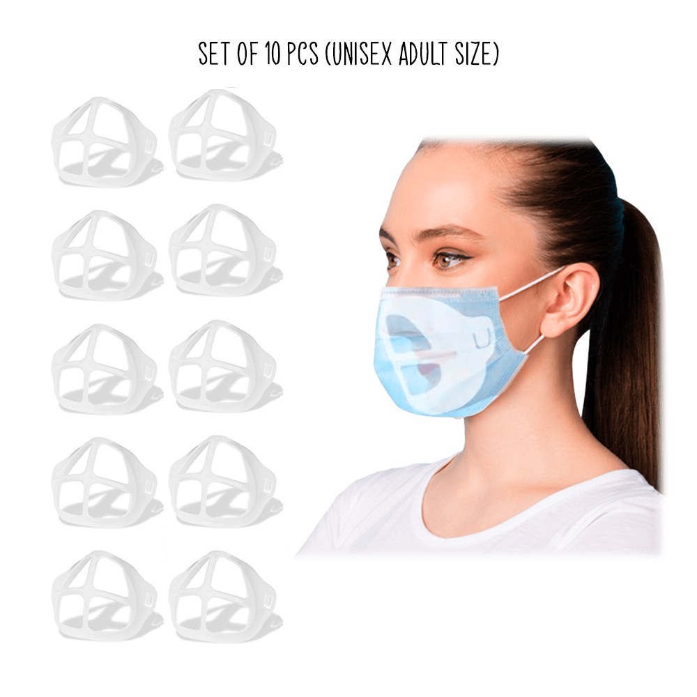 Antifog face mask support frame for glasses wearers