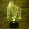 3D Illusion LED Gorilla Lamp With 7 Switchable Colors