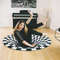 3D Optical Illusion Rug (Black & White)