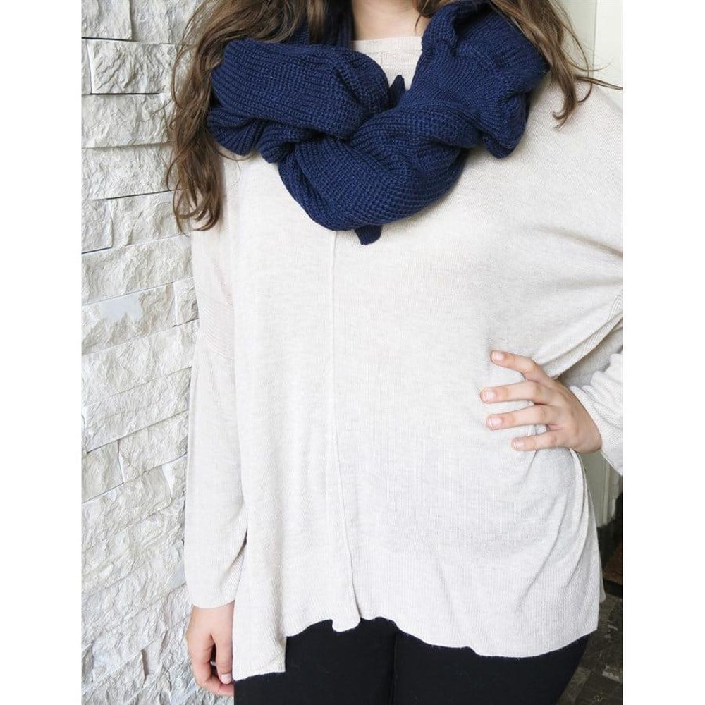 Convertible Scarf Sweater 2