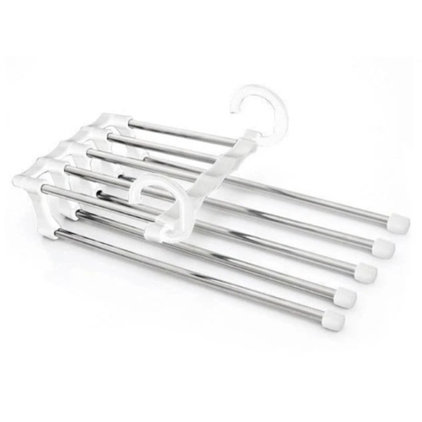 5-In-1 Stainless Steel Multi-Functional Pants Rack Hanger