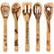 5 Piece Halloween Wooden Spoon Set