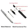 6 In 1 Multi-Functional Stylus Metal Ruler Pen with Level & | Inspire ...
