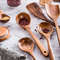 teak wood kitchen utensils