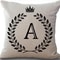 Personalized Alphabet Pillow Cover A