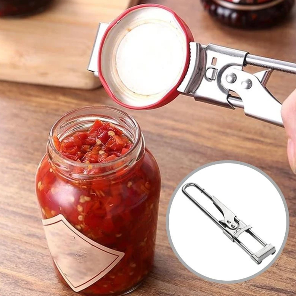 Adjustable Stainless Steel Can Lid Opener 2