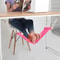 Portable under desk hammock for mobile workstations