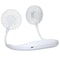 Wearable Portable Neck Fan For Personal Cooling White