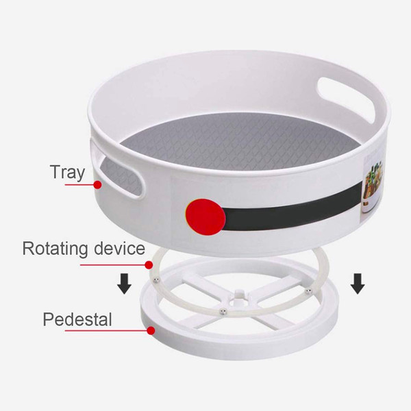 Anti-Skid 360° Rotating Storage Tray