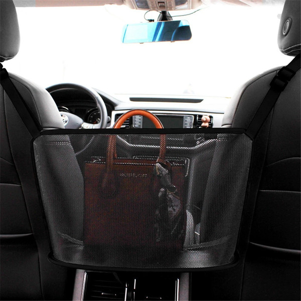 Car Net Pocket Handbag Holder the Purse Pouch for Cars
