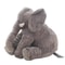 Adorable Elephant Plush Toy Pillow Gray