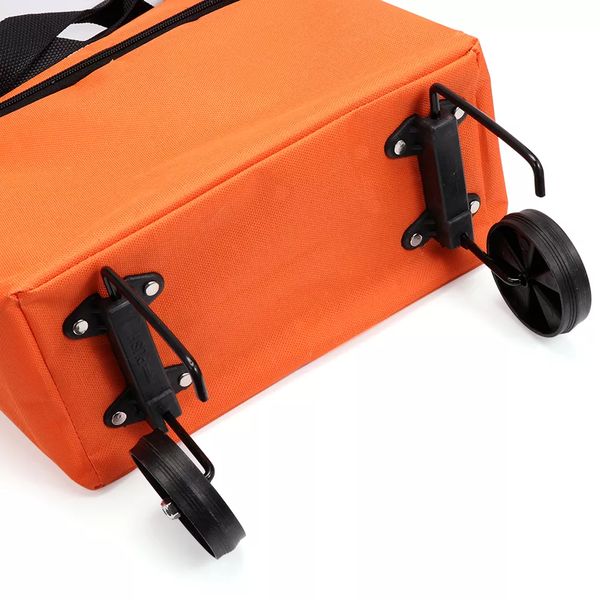 Collapsible Trolley Bags with Folding Wheels