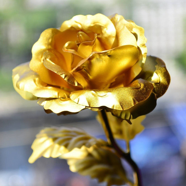 Small Gold Roses 24K Everlasting Gold Rose With Decorative Box | Inspire Uplift