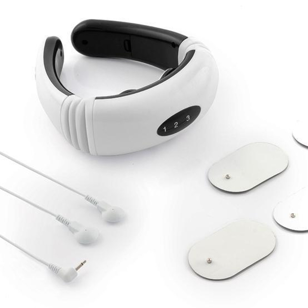 Ergonomic cervical massager for office use