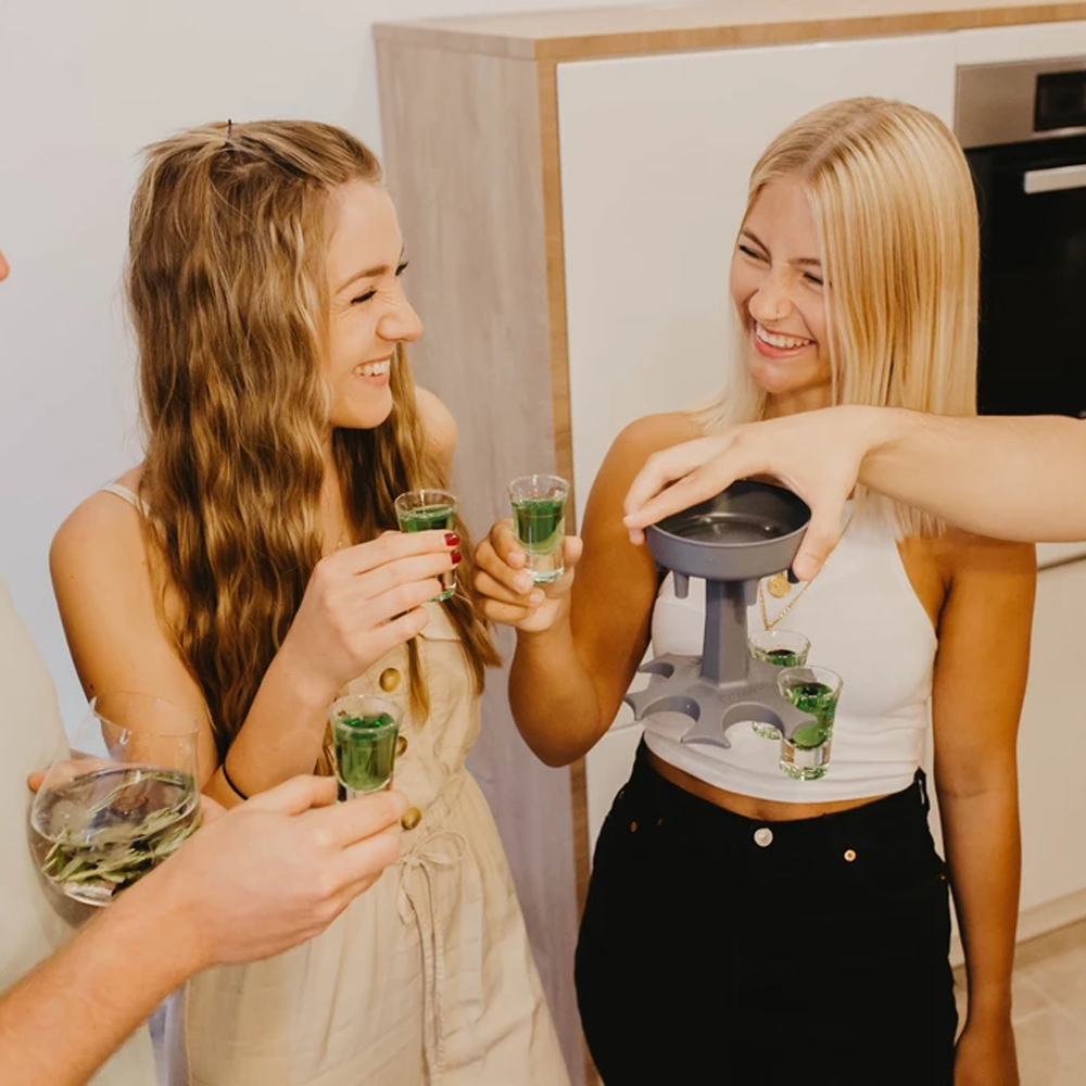 6 Shot Glass Dispenser And Holder Carrier Caddy Liquor Dispenser6