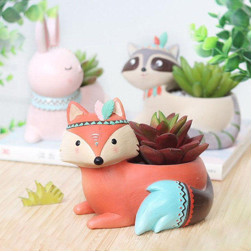 Boho Animals Planter 5