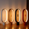 Original "Balance" Wood Magnetic LED Oval Table Lamp 1