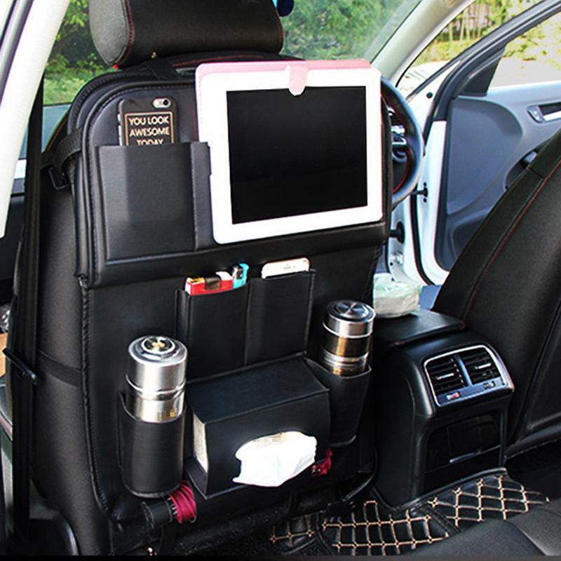 Leather Car Seat Organizer 1