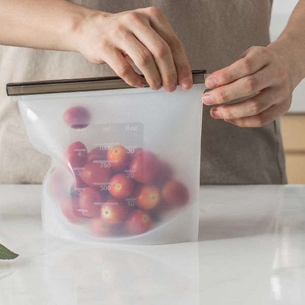 Reusable Food Storage Bags (FDA Approved Silicone)