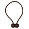 Magnetic Curtain Tieback Set Dark Brown