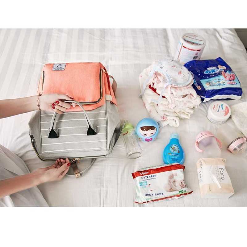 Unisex stylish diaper backpack for parents