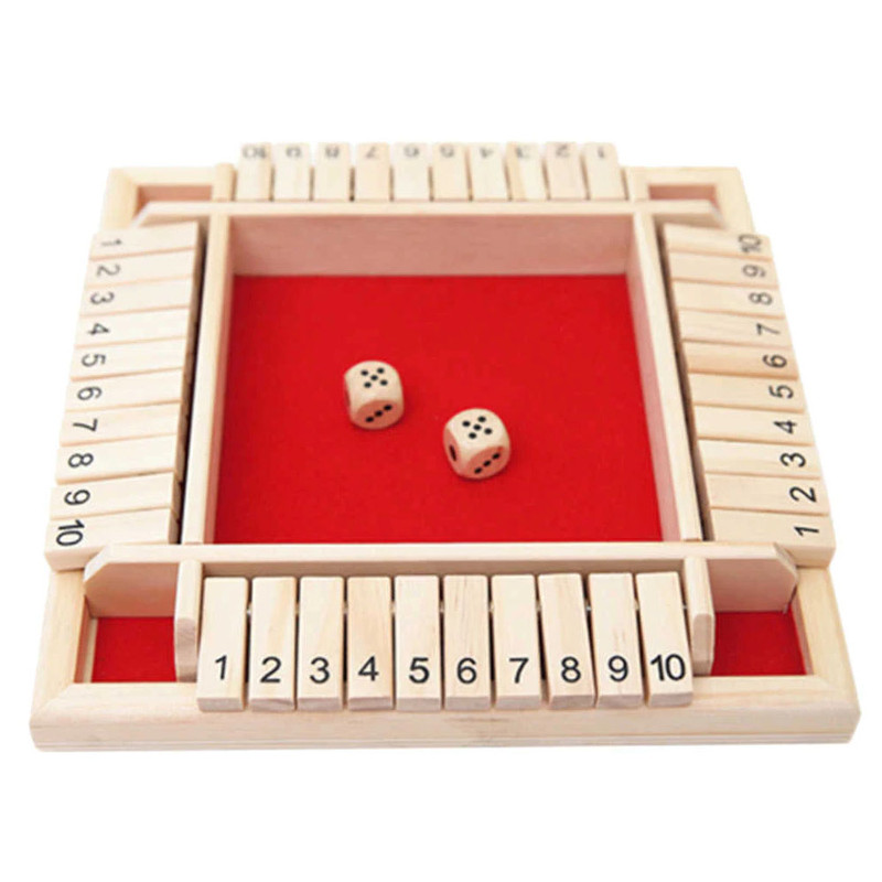 Strategic flip block game for adults and kids