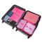 Travel Packing Organizer Set pink