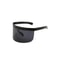 Futuristic Shield Visor Sunglasses black