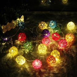 gold ball led string