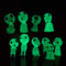 10 Piece Glow In The Dark Luminous Tree Elves 4