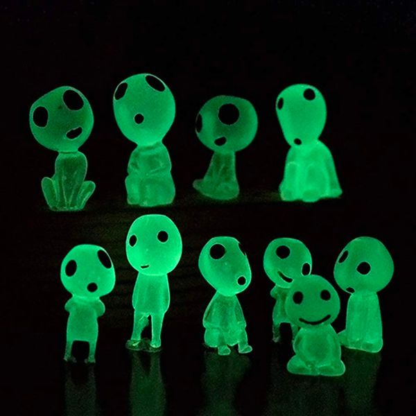 10 Piece Glow In The Dark Luminous Tree Elves