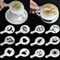 Coffee Barista Art Stencils 6