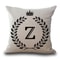 Personalized Alphabet Pillow Cover Z