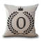 Personalized Alphabet Pillow Cover