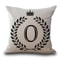 Personalized Alphabet Pillow Cover O