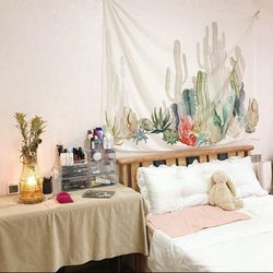 boho cacti tapestry