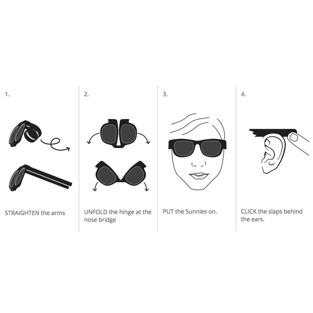 collapsible mirror lens sunglasses 5