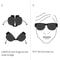 collapsible mirror lens sunglasses 5