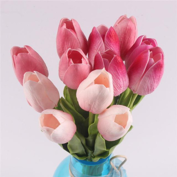 12 Real Touch Tulip Bouquet