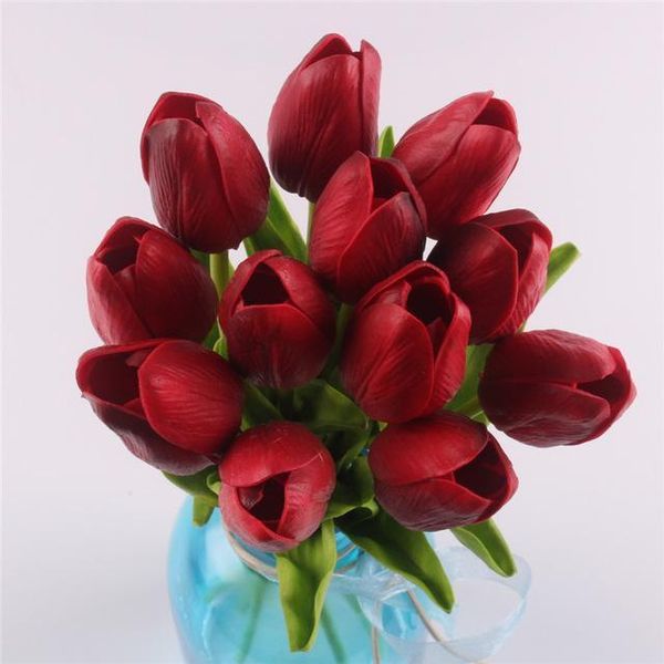 12 Real Touch Tulip Bouquet