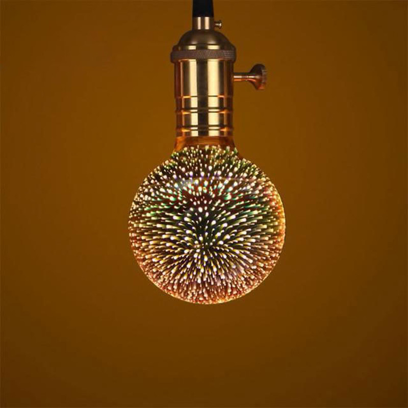 Galaxy 3D Infinity Fireworks Light Bulb 1