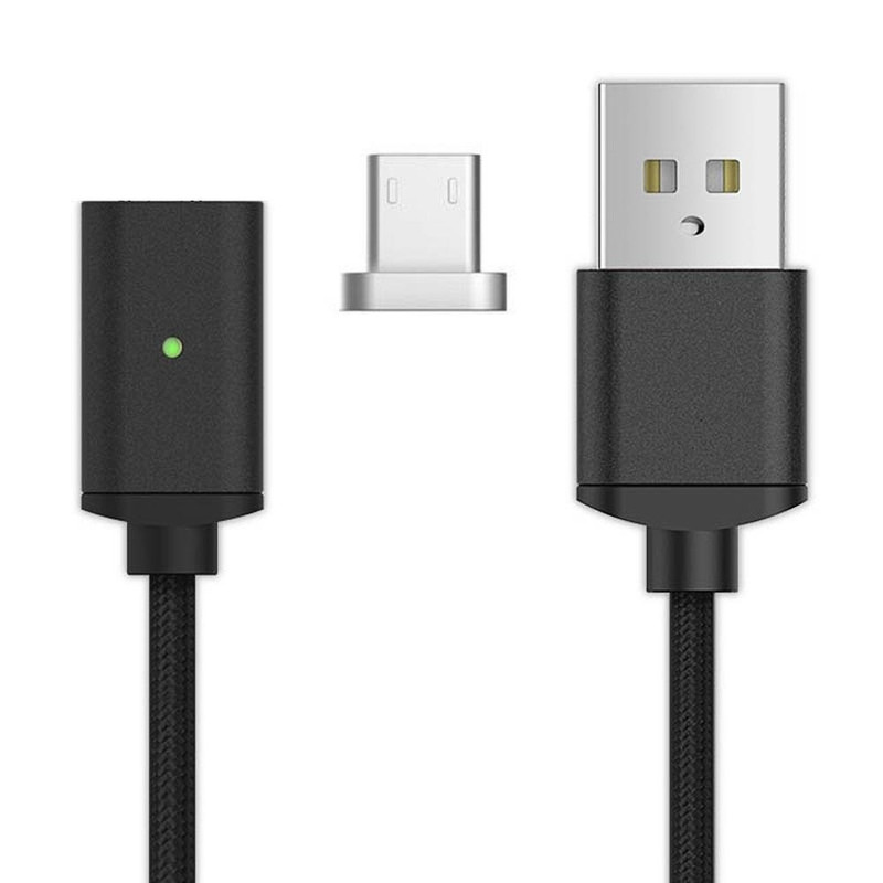 Magnetic Charger Cable Android-Black