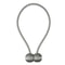 Magnetic Curtain Tieback Set Silver gray