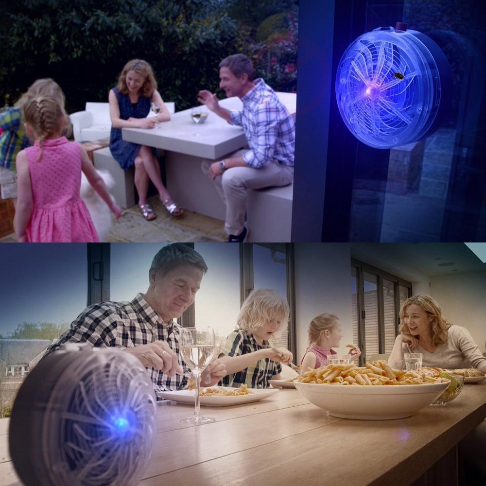 Portable mosquito killer lamp for camping and hiking