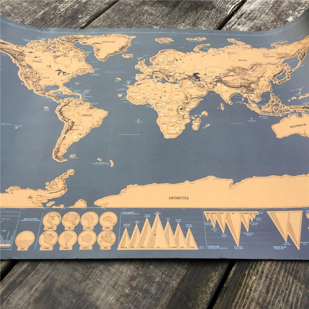 Wanderlust Scratch Off Map 3